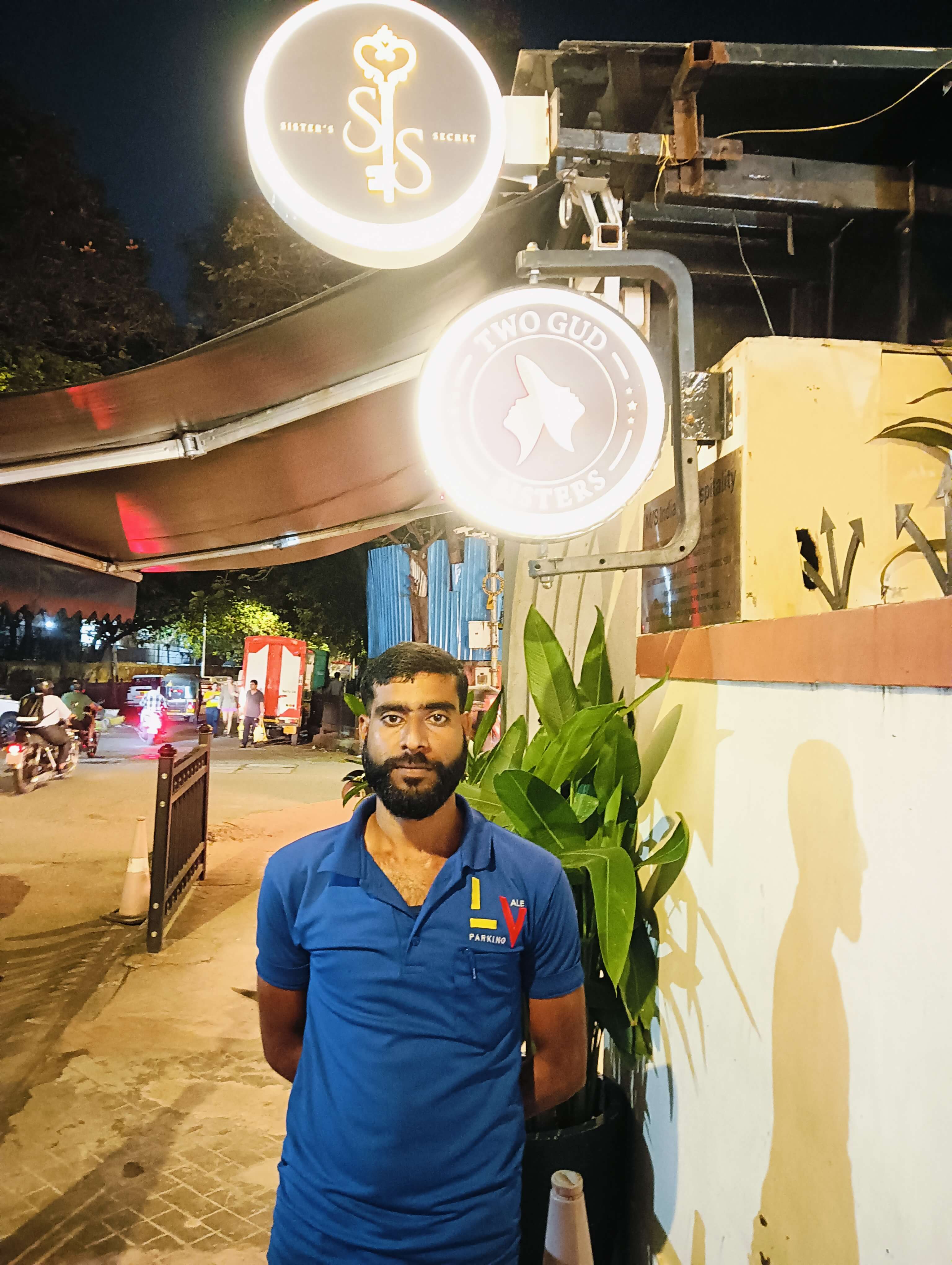 Hotel and commercial parking operations view