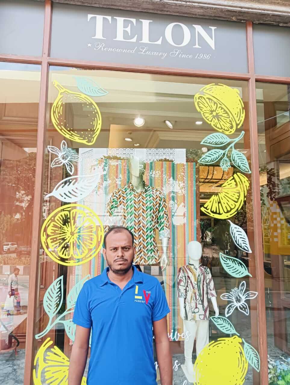 High-end event venue with managed guest vehicle arrival and parking