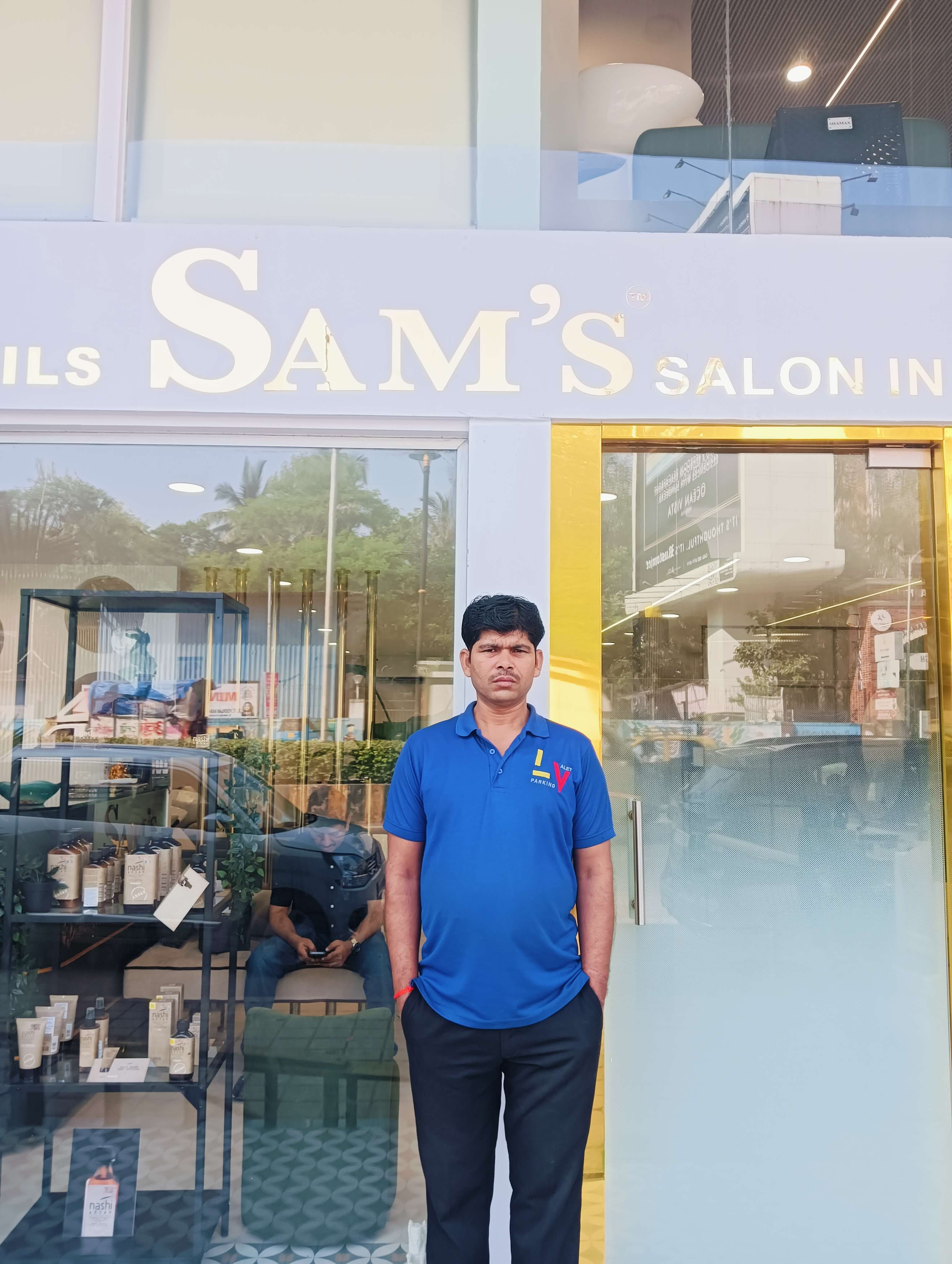 Trained valet parking staff in uniform